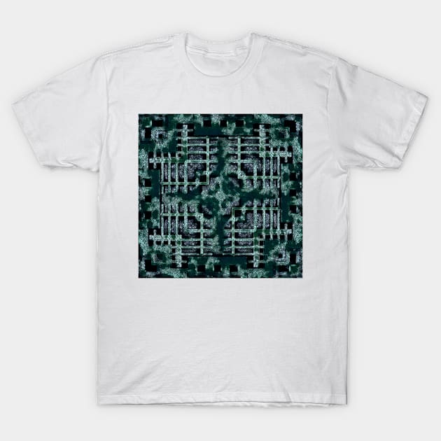 ELEGANT SQUARE art deco repeating pattern and geometric design T-Shirt by mister-john